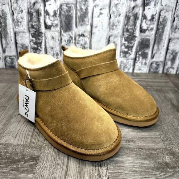 Bearpaw Kids PAWZ Amy Suede Boots size 3 - Picture 3 of 8